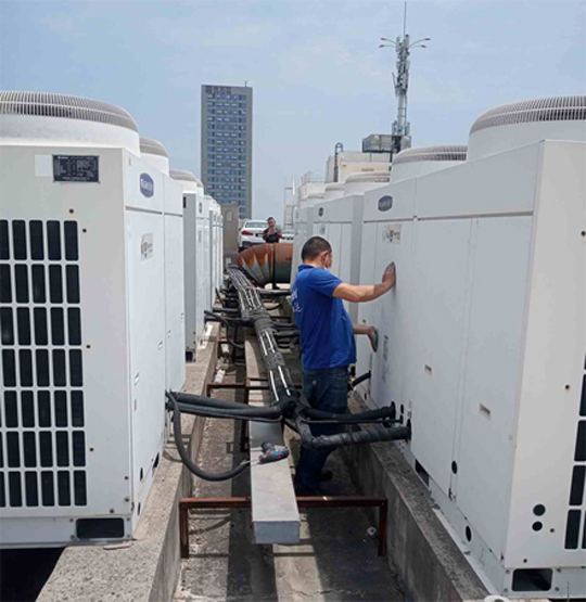 四子王旗中央空调制热和不制冷系统维修方法